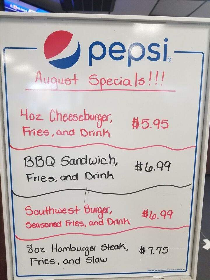 Boonville Restaurant - Boonville, NC menu_pic