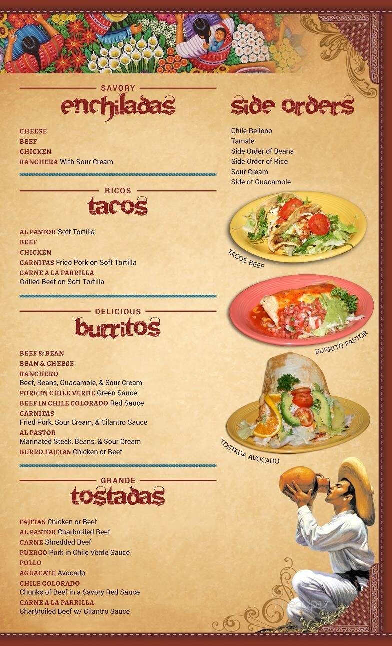 Sergio's - Klamath Falls, OR menu_pic