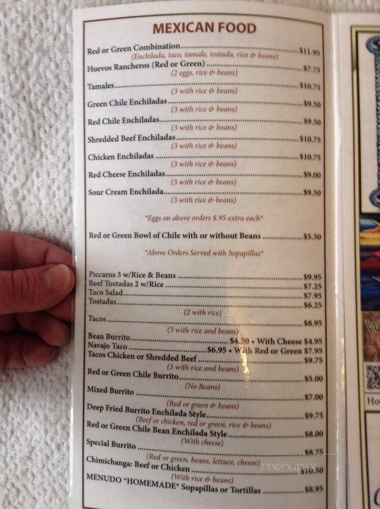 Brown Mug Cafe - Winslow, AZ menu_pic