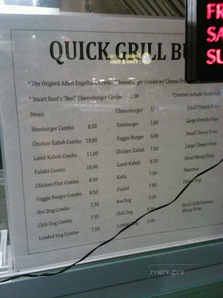 Quick Grill - Tuscaloosa, AL menu_pic