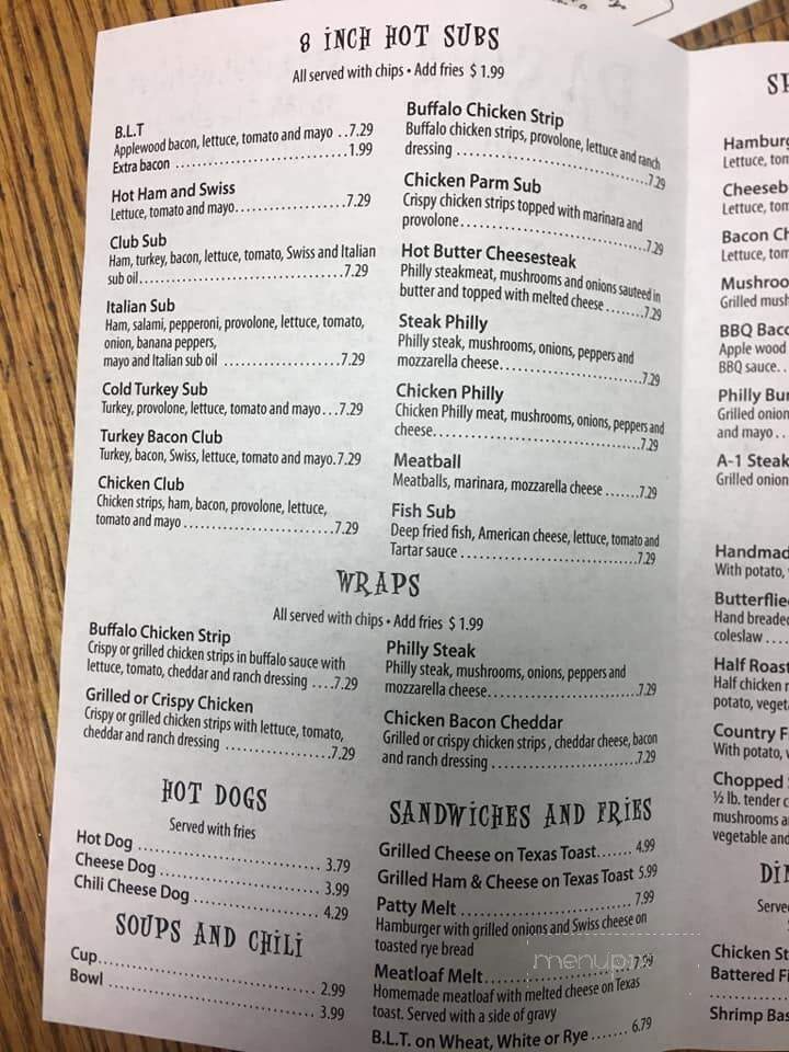 Pasta Oven - Rock Creek, OH menu_pic