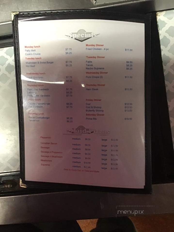 Bent Rim - Cascade, IA menu_pic