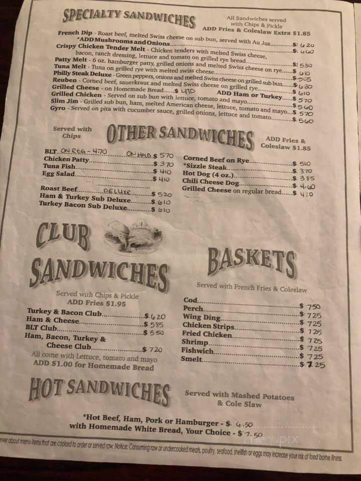 Margo's Family Restaurant - Greenville, MI menu_pic