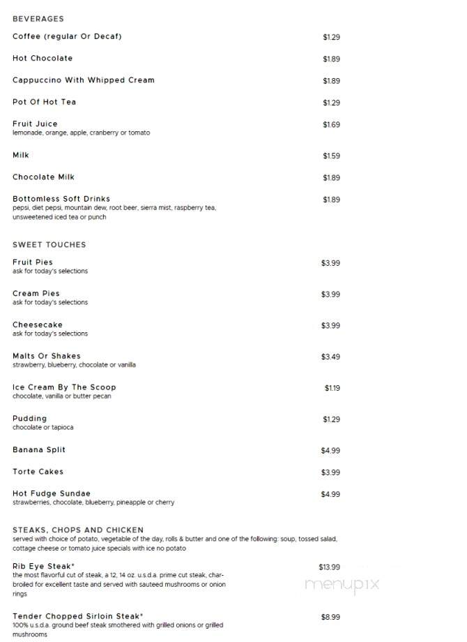 Ripon Family Restaurant - Ripon, WI menu_pic