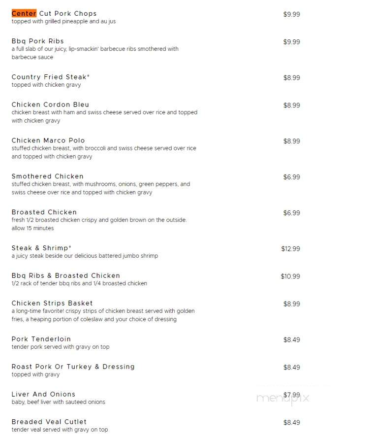 Ripon Family Restaurant - Ripon, WI menu_pic