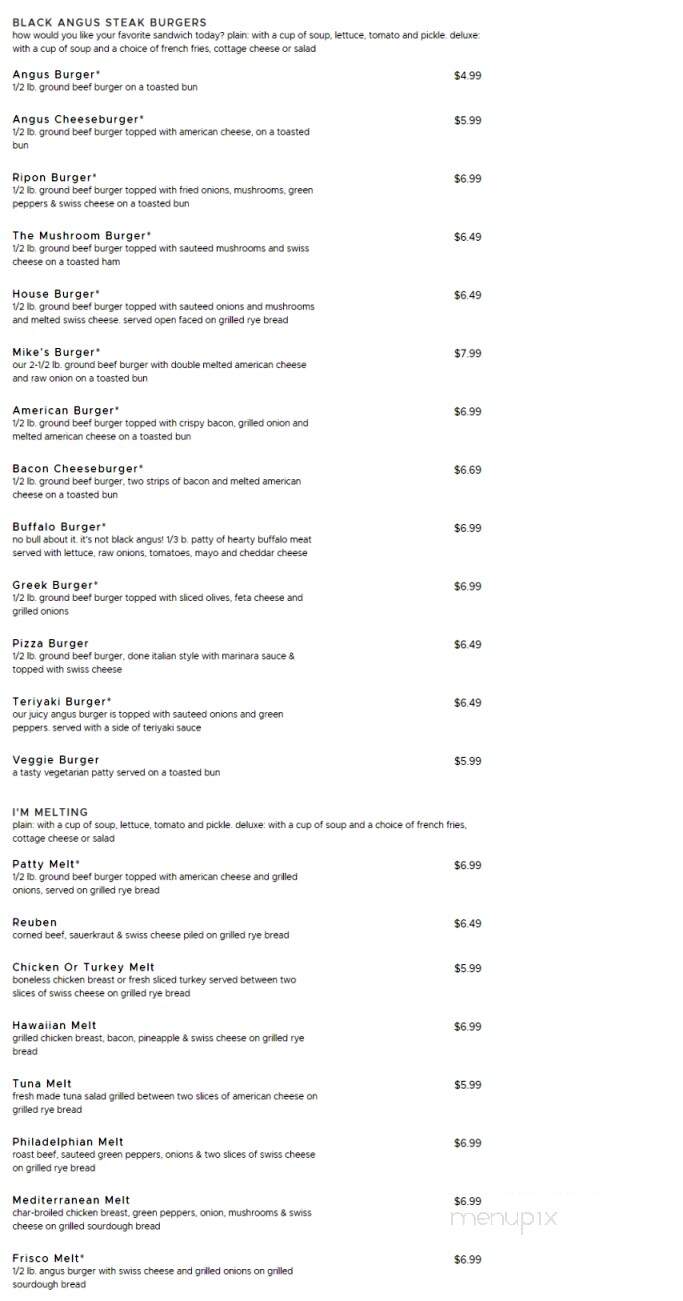 Ripon Family Restaurant - Ripon, WI menu_pic