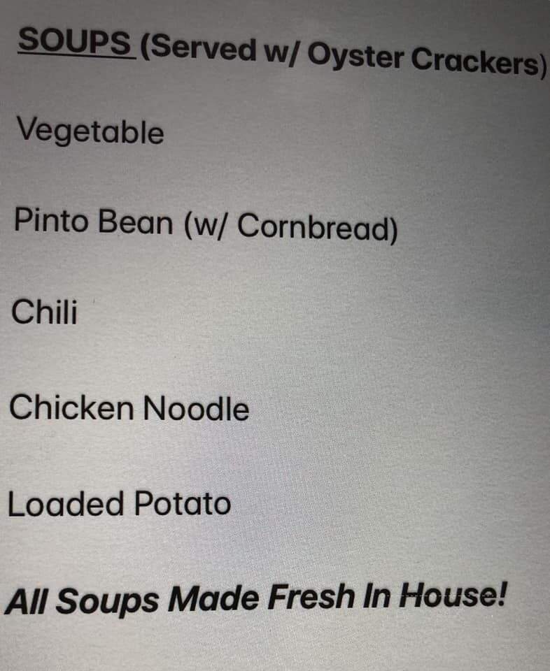 Farm House Grill - Owenton, KY menu_pic