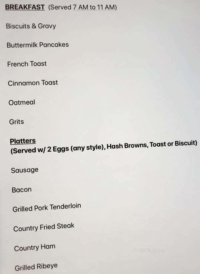 Farm House Grill - Owenton, KY menu_pic