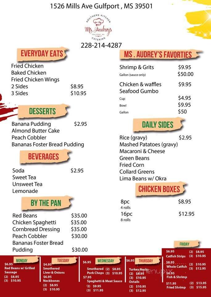 Ms. Audrey's Southern Kitchen and Catering - Gulfport, MS