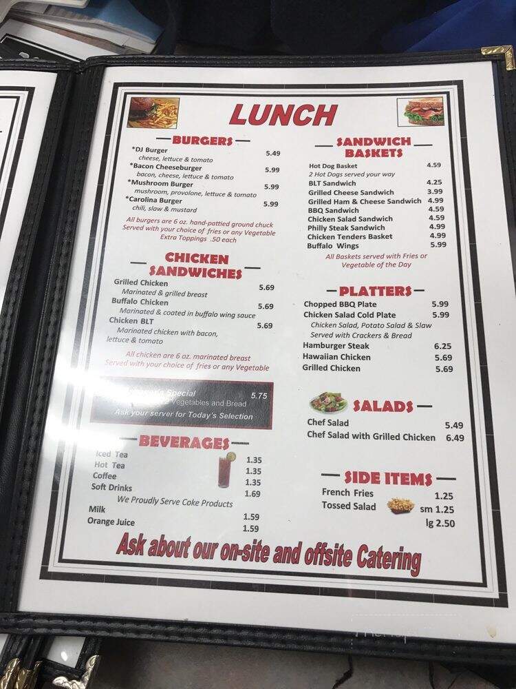 Dottie's Home Cooking - Graham, NC menu_pic