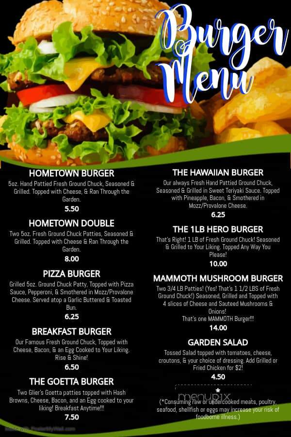 Hometown Heroes - Dayton, KY menu_pic
