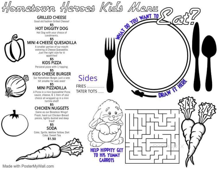 Hometown Heroes - Dayton, KY menu_pic