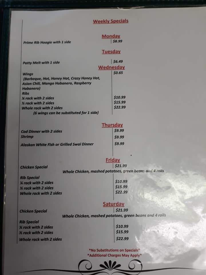 Napoleon Tavern - Napoleon, IN menu_pic