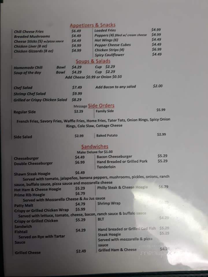 Napoleon Tavern - Napoleon, IN menu_pic