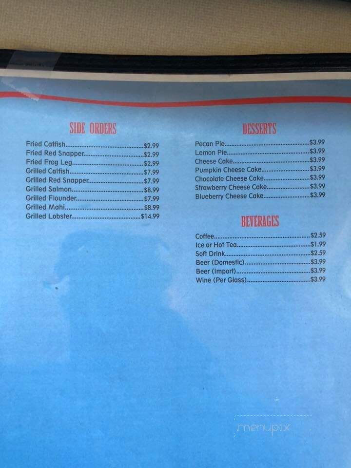Texas Seafood And Steakhouse - Dayton, TX menu_pic