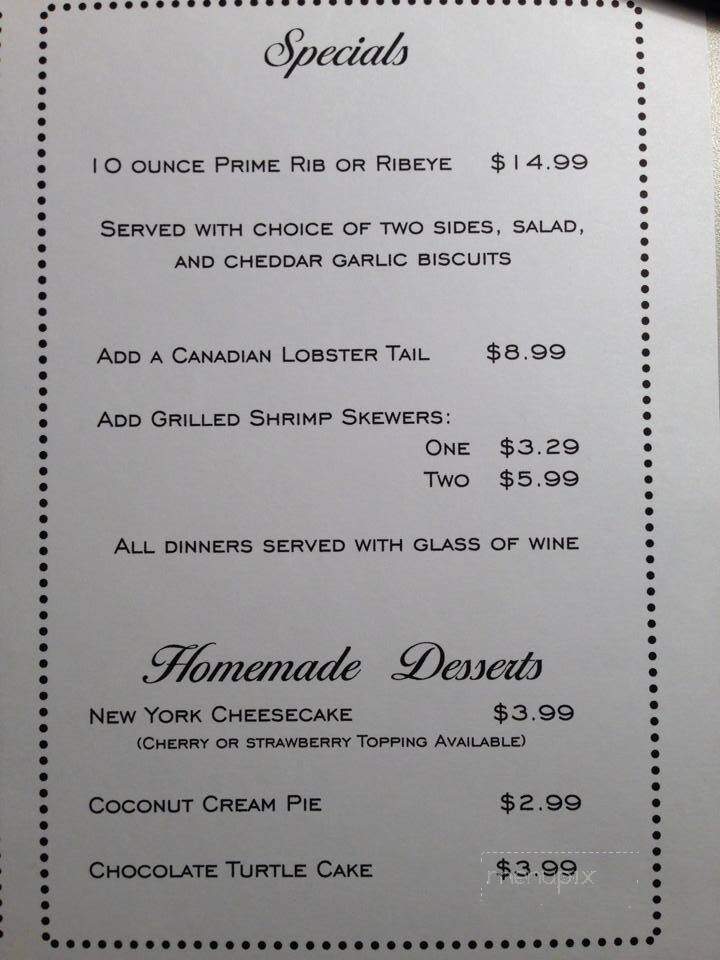 Route 3 Bar & Grill - Waterloo, IL menu_pic