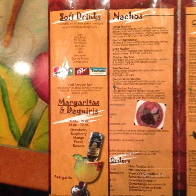 La Pachanga Mexican Restaurant - Festus, MO menu_pic