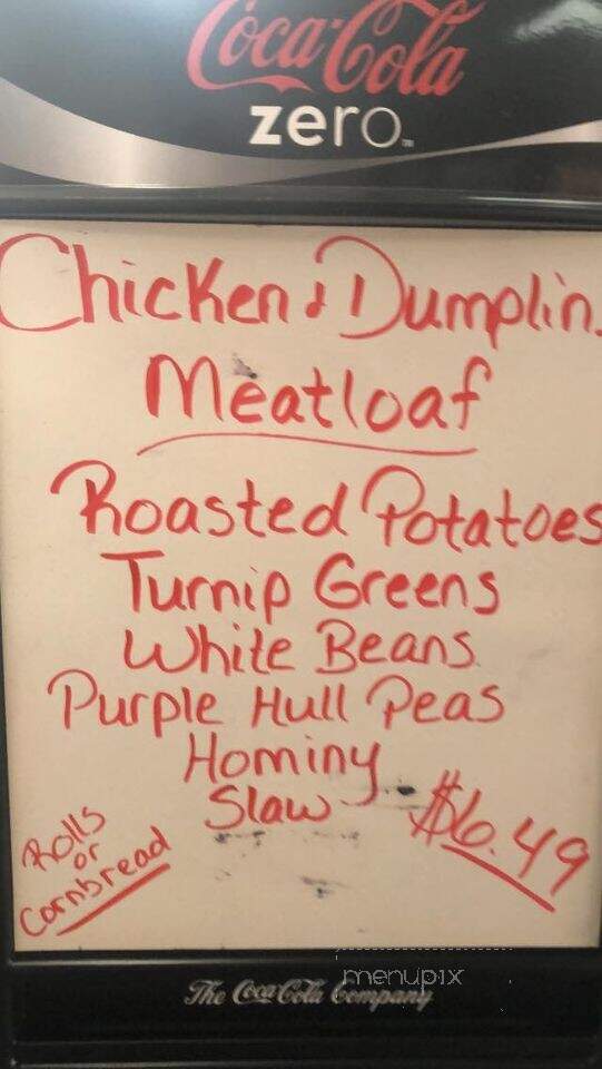 Autry's Country Kitchen - Troy, TN menu_pic