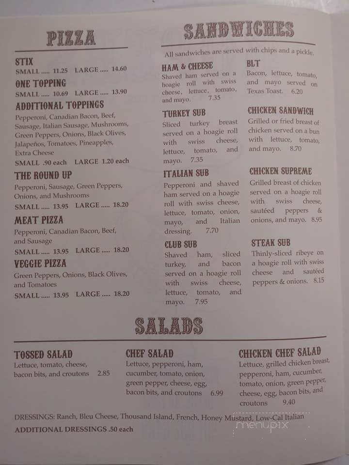 Roper's Restaurant - Beebe, AR menu_pic