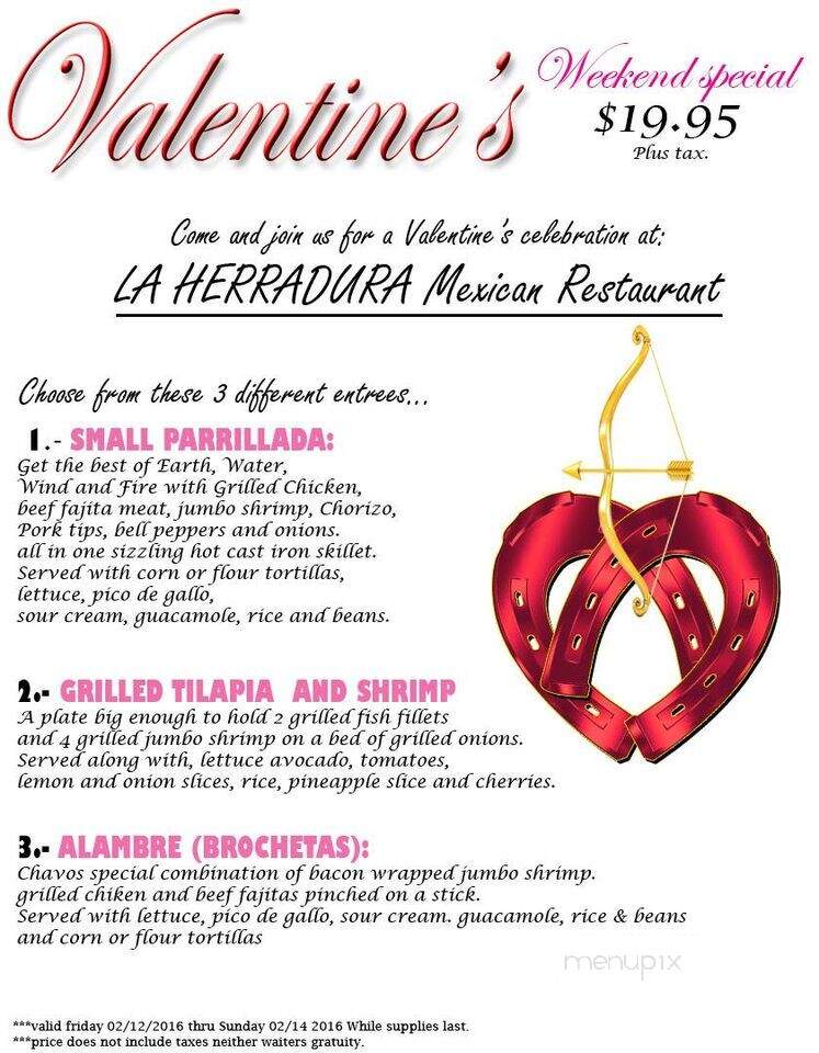 La Herradura - Oil City, LA menu_pic