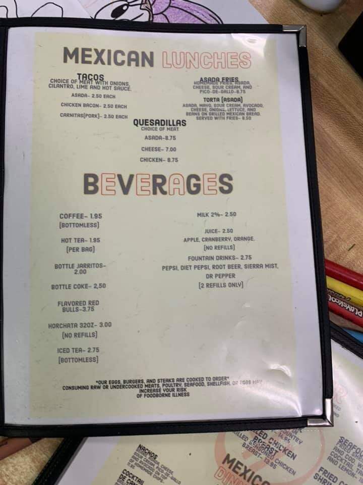 JJ's Cafe - Chiloquin, OR menu_pic
