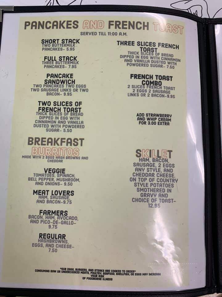 JJ's Cafe - Chiloquin, OR menu_pic