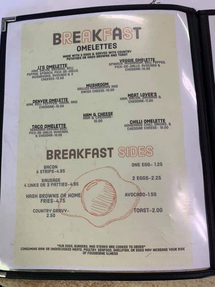JJ's Cafe - Chiloquin, OR menu_pic