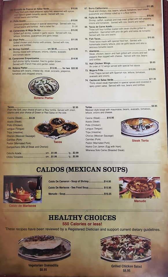 Mi Mexico - Morris, MN menu_pic