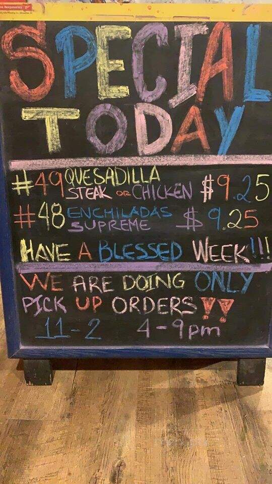 Mi Mexico - Morris, MN menu_pic