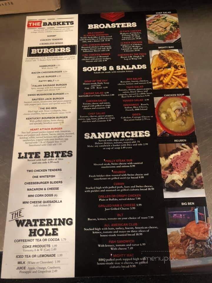 The Evening Post Bar & Grill - Clare, MI menu_pic