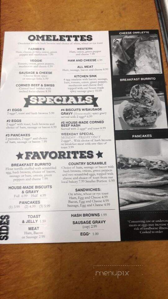 The Evening Post Bar & Grill - Clare, MI menu_pic