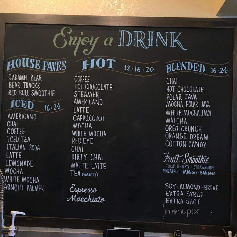 Black Bear Coffee & Tea Lodge - Colorado Springs, CO menu_pic