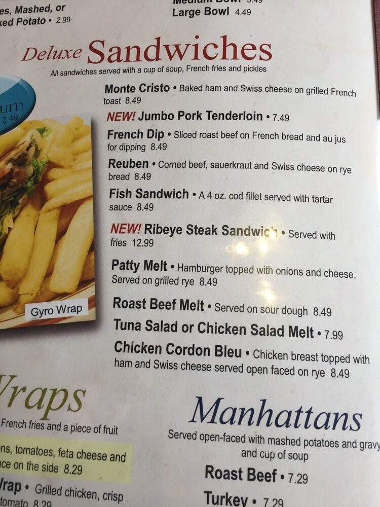 Renaissance Restaurant - Fort Wayne, IN menu_pic