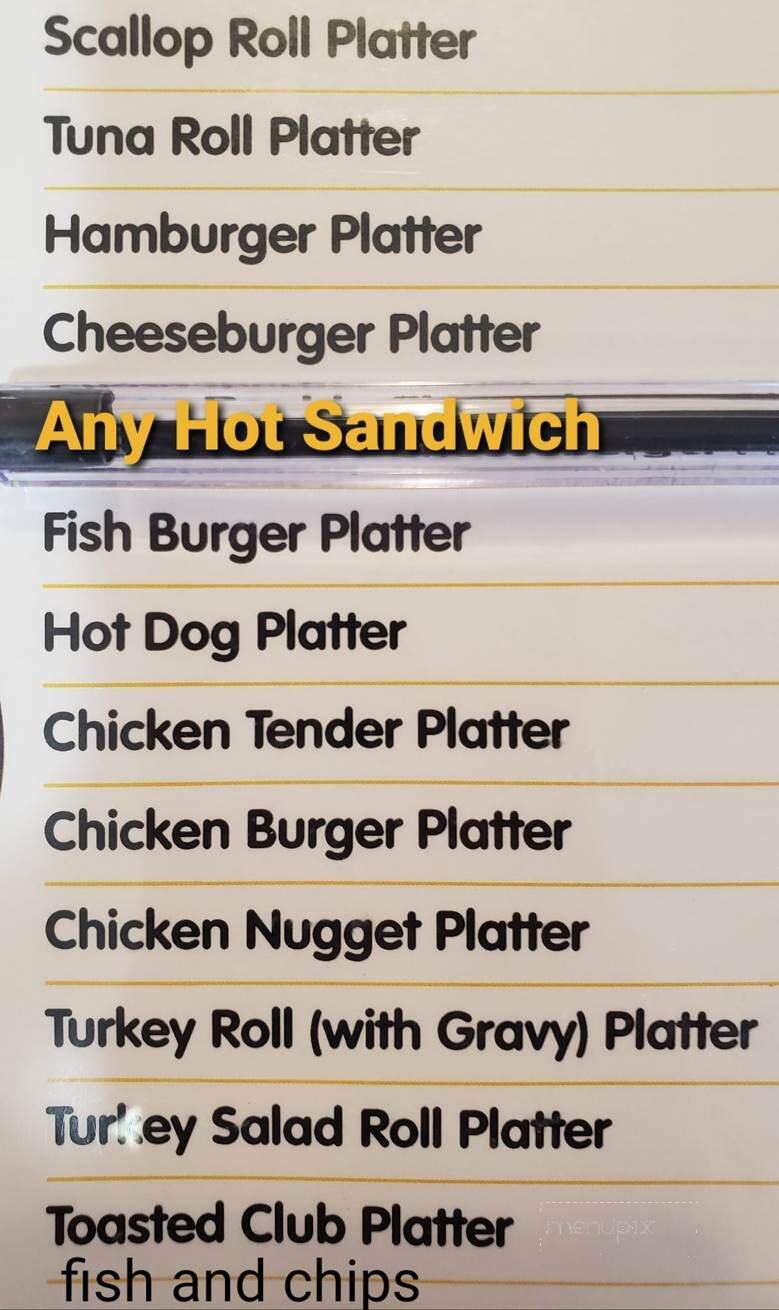 Carman's Diner - Saint Stephen, NB menu_pic