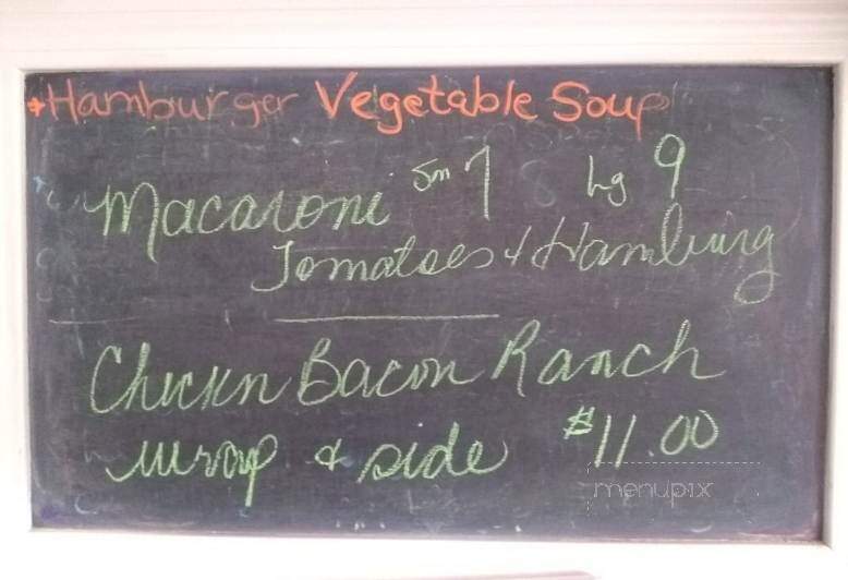 Carman's Diner - Saint Stephen, NB menu_pic