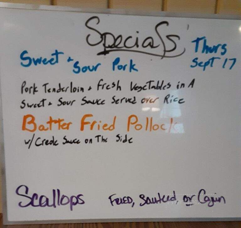 Oaks - Lancaster, VA menu_pic