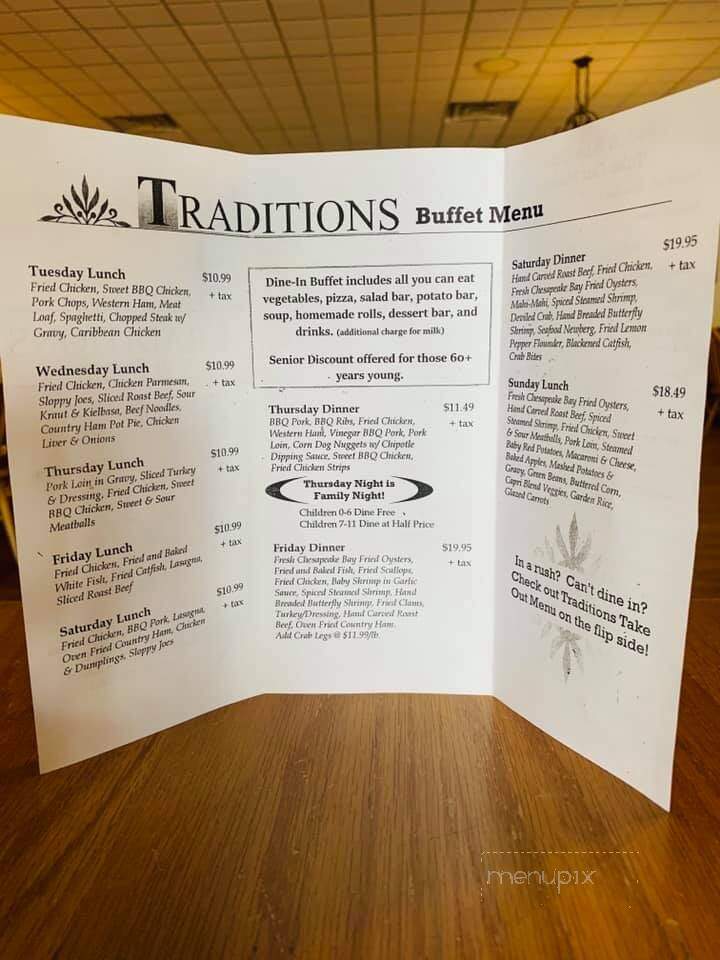 Traditions Family Style Dining - Harrisonburg, VA