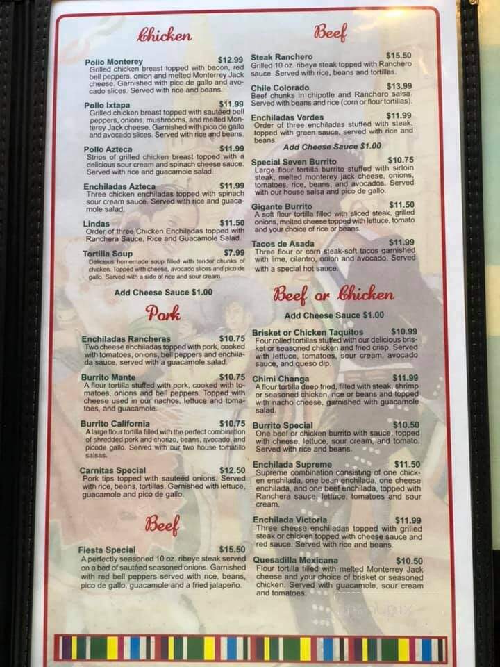 Fiesta Linda Mexican - Crossett, AR menu_pic