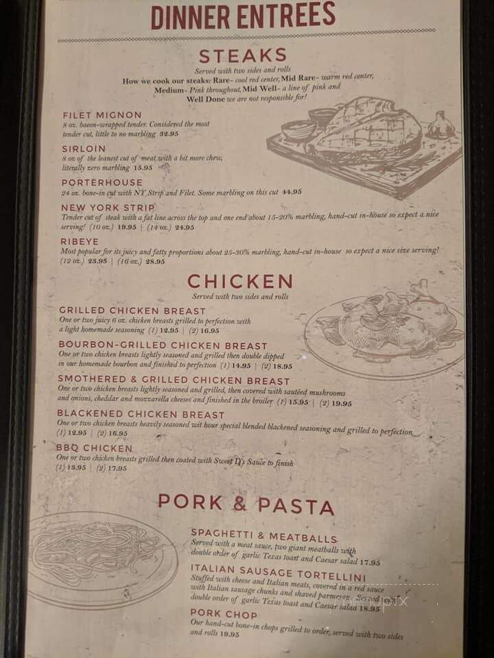 Big Willy's Townhouse - Terre Haute, IN menu_pic