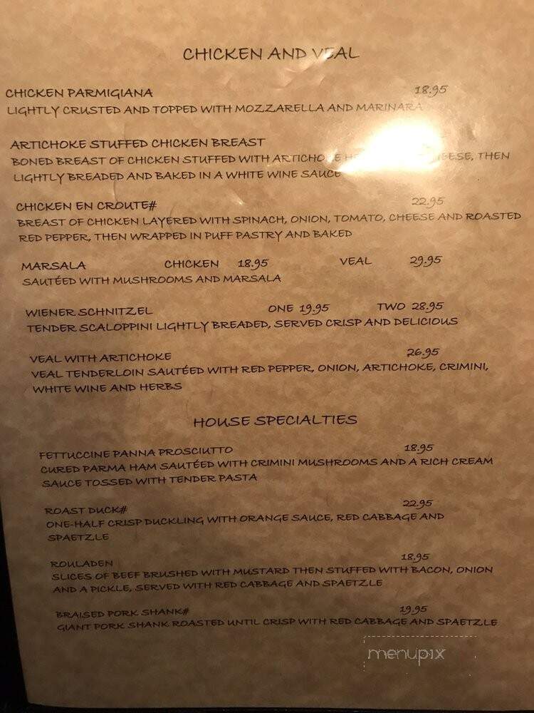 Lanny's Fireside - Conover, WI menu_pic