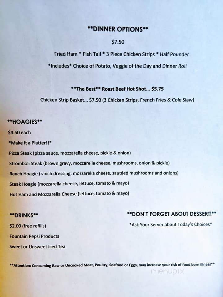Family Diner - Lynchburg, OH menu_pic