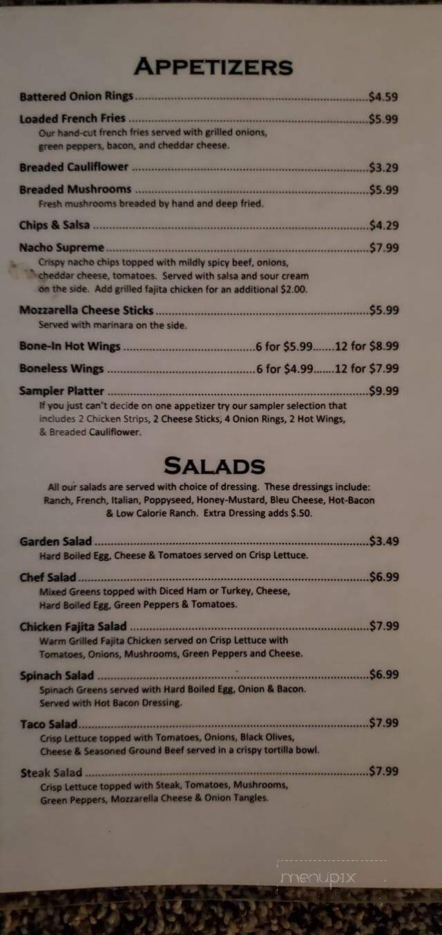 Kathy's Restaurant - Greenville, OH menu_pic
