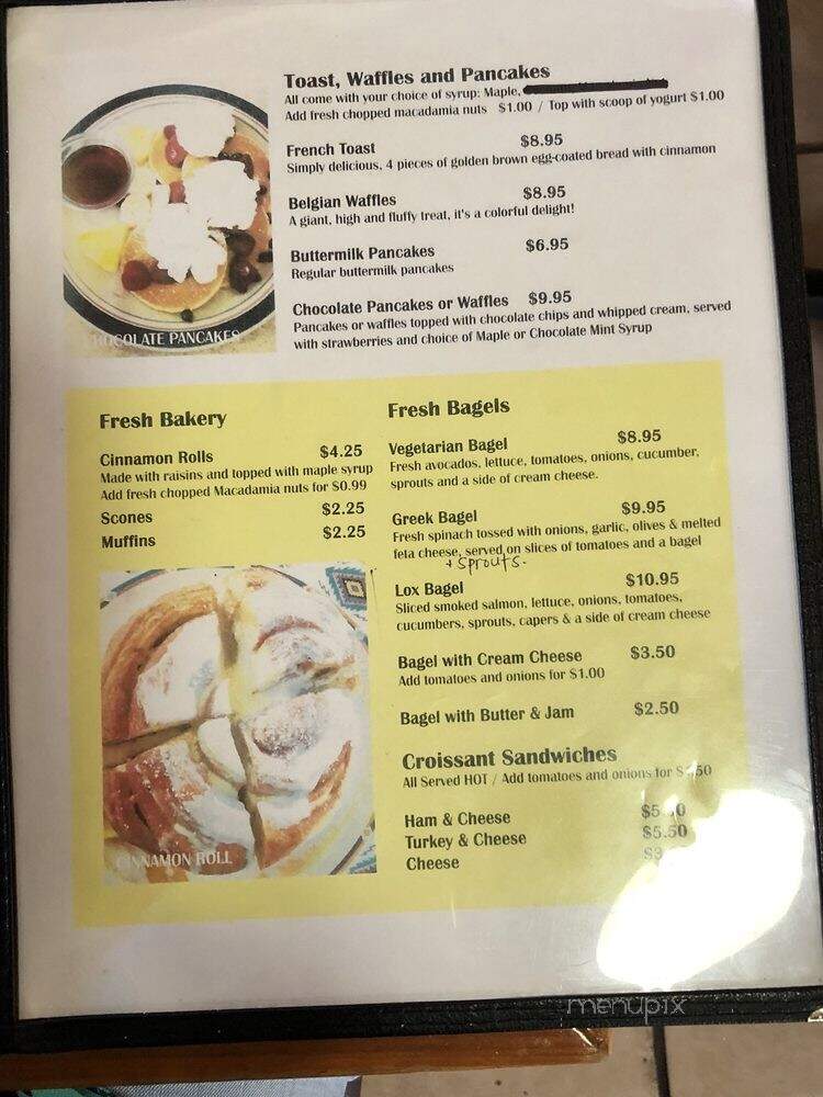 Sunrise Cafe - Lahaina, HI menu_pic