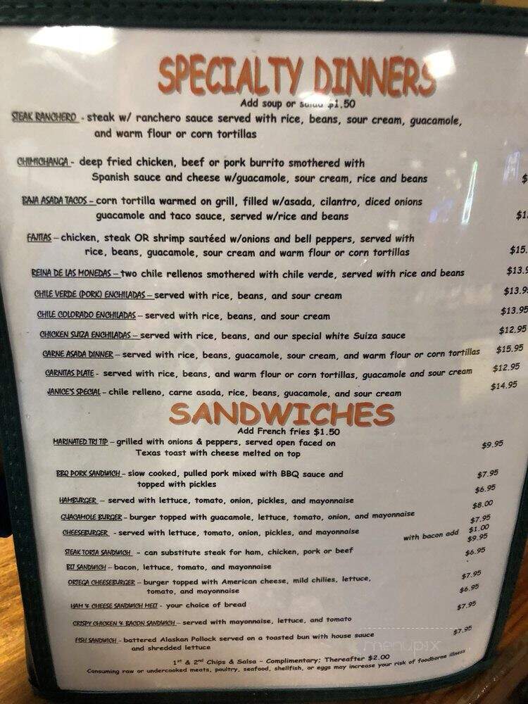 Bad Miguel's - Lake Havasu City, AZ menu_pic