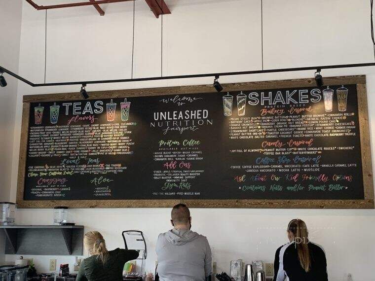 Unleashed Nutrition - Fairport, NY menu_pic