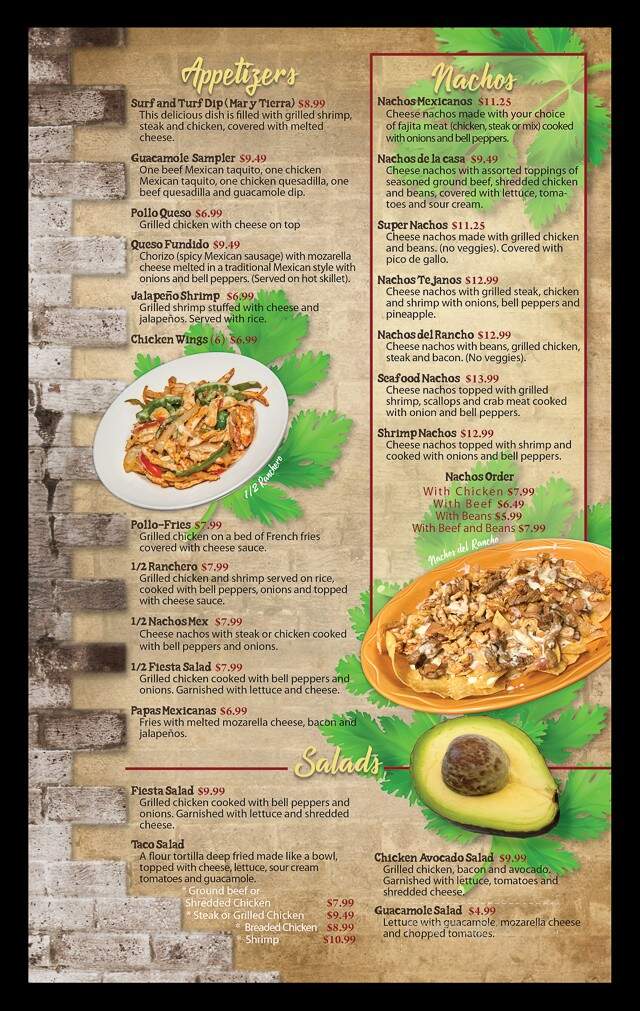Guacamole Grill - Searcy, AR menu_pic