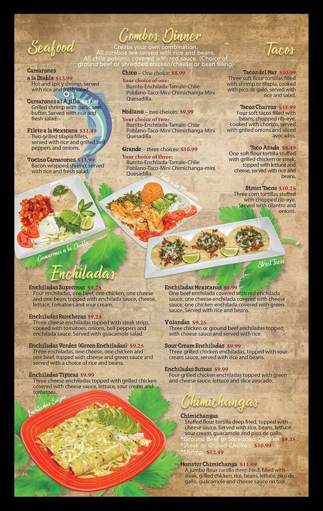 Guacamole Grill - Searcy, AR menu_pic
