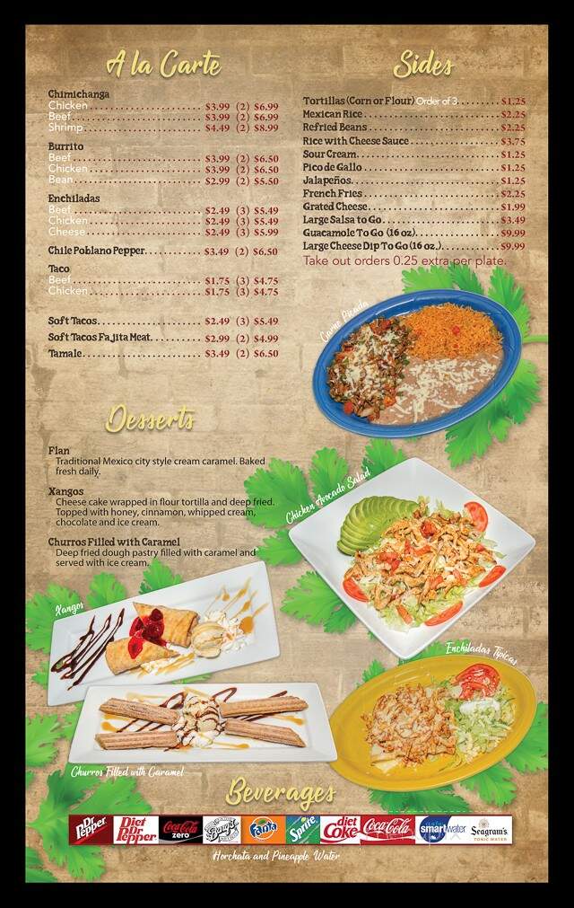 Guacamole Grill - Searcy, AR menu_pic