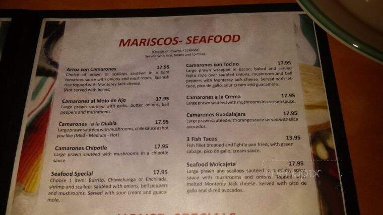 Nacho Family Mexican Restuarant - Lake Stevens, WA menu_pic