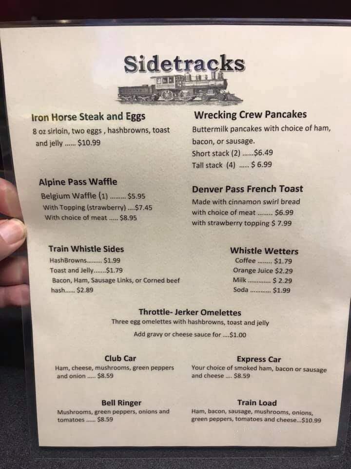 Side Track Restaurant & Bar - Powers, MI menu_pic